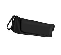 Pochettes de rangement portables pour sèche-cheveux - Grande capacité - Double couche - Résistante à l'eau - Pour accessoires de voyage et maquillage, Noir , Taille unique