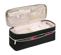 Pochettes de rangement robustes en polyester avec poches en maille, bandes élastiques pour voyage, maison, voyage, organisateur rembourré d'outils pour cheveux