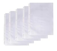 Pochettes de reliure, 100 pièces, protecteurs de pages transparents 9x12 pouces, 30 trous, étanches à la poussière et à l'eau pour les documents