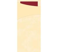 Pochettes de serviettes Duni cream 200x85 mm 100 pièces