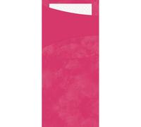Pochettes de serviettes Duni fuchsia 200x85mm 100 pièces