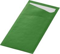 Pochettes de serviettes Duni Leaf green 100 pcs. 1 paquet