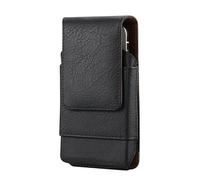 Pochettes de taille élégantes en patchwork résistant à l'eau - Poche verticale pour téléphone - Organiseur de cartes pour un usage quotidien - Sac à bandoulière en polyuréthane, Noir , XL, Beauté de