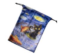 Pochettes de tarot, 13 x 18 cm, sac de rangement pour dés | Étui de protection pour les amateurs de tarot, C, Refer to description, Unisexe