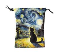 Pochettes de tarot - Sac de rangement à dés avec cordon de serrage de 13 x 18 cm | Étui de protection pour jeux de cartes Oracle Decks, s'adapte à la plupart des cartes de tarot de taille standard, a
