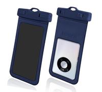 Pochettes de téléphone étanches à écran tactile haute sensibilité pour photographie sous-marine en plein air aventure design universel écran tactile sous-marin couverture de téléphone bleu marine