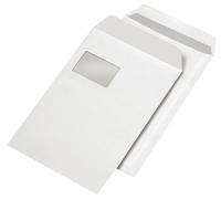 Pochettes d'expédition MAILmedia C4 autocollantes avec fenêtre blanc 250 pochettes d'expédition
