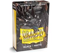 Pochettes - Dragon Shield - Black Matte - 60 unités - Taille Japonaise - Yu-Gi-Oh!