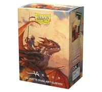 Pochettes Dragon Shield - Édition limitée Matte Dual Art : The Adameer 100 CT - Pochettes pour cartes - Lisses et résistantes - Compatible avec cartes Pokémon, Magic The Gathering et Digimon MTG TCG