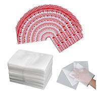 pochettes en mousse, Autocollants Fragile Avec Inscription En Anglais, Décoration Pâques Élégante - Ensemble de 50 Sacs EPE Perle & 50 Autocollants pour Emballage de Sécurité des Objets Délicats