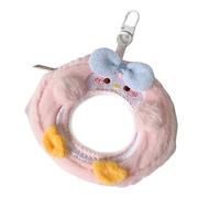 Pochettes en peluche douce en forme d'animal de dessin animé pour pièces de monnaie et petits objets, pendentif, idéal pour la maison ou le bureau, porte-cartes, portefeuille, b, Beauté de masse