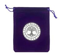 Pochettes en velours pour cartes de tarot - Sacs en velours avec cordon de serrage, organiseurs de bijoux compacts | Supports de rangement de dés de 12 x 15 cm, pochettes portables avec texture