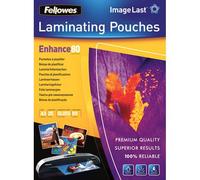 Fellowes imagelast - pack de 25 - transparent brillant - a3 - pochette