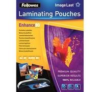 Fellowes – Pochettes de plastification ImageLast A3 80 microns – Pack de 25 – Transparent brillant