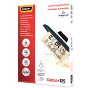 Pochettes Fellowes pour plastifier le format A4 - 216x303 mm 125 microns paquet