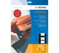 Pochettes Fotophan HERMA DIN A4 pour photos 9 x 13 cm horizontal brillant (10 pochettes)