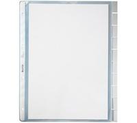 Pochettes intercalaires, en blanc, A4, PP,10 touches
