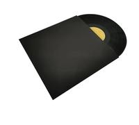 Pochettes intérieures en Vinyle, Pochettes Intérieures en Papier Kraft Composite, Couvertures Extérieures Carton, Paquet De 10 Multicolores 12 Pouces(12in Black Without)