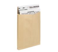 Pochettes kraft 120g - 275 X 365 mm - soufflets de 3 cm - Boite de 50