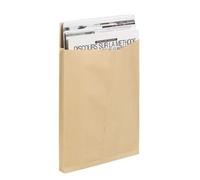 Pochettes kraft 120g - 275 X 365 mm - soufflets de 3 cm - Boite de 50
