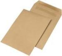 Pochettes Kraft Blond C4 Sans Fenêtre, Autocollante, Papier Recyclé 110g