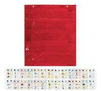Pochettes Magnétiques Lumineuses, Cartes D'enseignement Colorées, Sac De Rangement Pour Salle De Classe, Accessoires D'enseignement, Organisateur De Fournitures