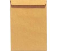 Pochettes Marron C4 Sans Fenêtre, Rabat Gommé, 90g