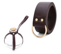 Pochettes médiévales en cuir pour bouteille de potion, sac de taille médiéval en cuir PU pour Halloween, cosplay PU, CST009 2, Taille unique, Beauté de masse