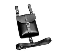 Pochettes médiévales en cuir pour cuisse - Sac de ceinture médiéval réglable pour homme et femme - En cuir, Noir , Taille unique, Beauté de masse