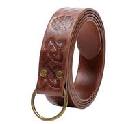 Pochettes médiévales en cuir synthétique pour ceinture, porte-monnaie du Moyen-Âge, porte-monnaie portable, pochettes de ceinture, cadeaux de costumes, Ceinture marron