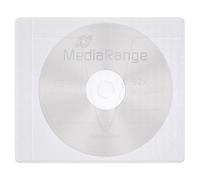 Pochettes Non-tissé - MediaRange - Vliestaschen - Lot de 50 - Blanc Semi-Transparent