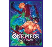 Pochettes officielles du jeu de cartes One Piece : Assortiment de 4 pochettes pour cartes Zoro et Sanji (paquet de 70)