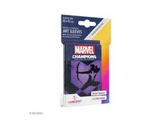 Pochettes officielles Hawkeye Marvel Champions de Gamegenic | Lot de 50 pochettes et 1 pochette transparente | Pochettes pour cartes | Compatible