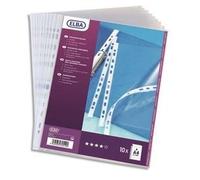Oxford Pochettes perforées A4 - Lot de 50 transparentes pour classeur, ép. 9/100ème