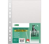 Pochettes Perforées - Format A4-45 Microns - Paquet De 100 Unités - Transparent Perforé - Grainé - Poches En Polypropylène - Pochettes Perforées De Qualité