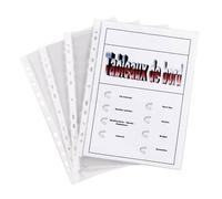 Pochettes Perforées Polypropylène 12/100ème - Sachet De 10