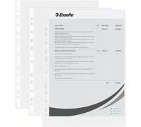 Pochettes Plastique Perforée A4, Matière Grainée Mate, Ouverture Sur Le Haut, Polypropylène 43 Microns, Lot De 100, 56171