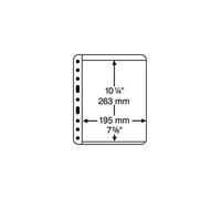 Pochettes plastiques VARIO, 1 compartiment, pellicule noire