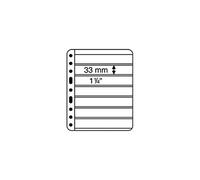 Pochettes plastiques VARIO, 7 compartiments, pellicule noire