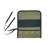 Pochettes pliables pour rouleaux d ' outils, conception à poches multiples, organisateurs portables, tissu robuste, résistant à l ' eau pour un accès rapide outils, organisateurs portables
