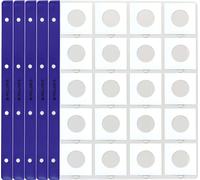Pochettes pour cadres à monnaie, 20 compartiments sur chaque pochette de collection. paquet de 10 pièces. Pour l'album de pièces PELLER'S XL.