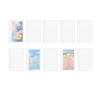 Pochettes Pour Classeur | 10 Pages De Recharge Pour Organiseur 6 Anneaux Cartes | Protections Chargement Par Le Haut Photos Cartes Postales | Index Cours Journal Collection Étude Élèves