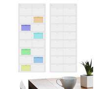 Pochettes pour Fiches en Bristol Protecteur Mural Transparent 16