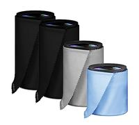 Pochettes pour objectifs d'appareil photo - Sac en microfibre pour objectif - Lot de 4 - Enveloppes douces pour objectifs de différentes tailles et accessoires - Inserts de sac pour appareil