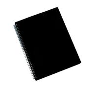 Pochettes Pour Partitions Dossier de partition musique A4 Transparent multicouche, Piano, presse-papiers, dossier documents, organisateur papier d'examen Pour Partitions Musicales(Black 20pages)