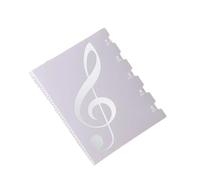 Pochettes Pour Partitions Dossier de partition Piano multicouche 20/30Pages, dossier bobine musique, papier pratique, organisateur stockage documents A4 Pour Partitions Musicales(Purple 20pages)