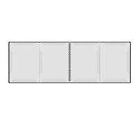 Pochettes Pour Partitions Dossiers de partitions, accessoires for pupitre, classeur à musique, 4 pages extensibles, reliure spirale, 40 pochettes Pour Partitions Musicales