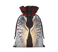 Pochettes réutilisables avec cordon de serrage, motif ailes d'ange