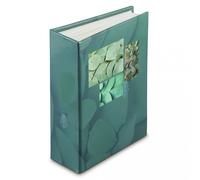 pochettes sans mémo MINIMAX SINGO II - 100 pages pour 100 photos 10x15cm - Couverture Leaves 12,5x16,5cm