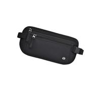 Pochettes sécurisées avec technologie de blindage, design amincissant, portefeuille de voyage pour le transport quotidien et les voyages d'aventure, sac de rangement compact protégé, Noir